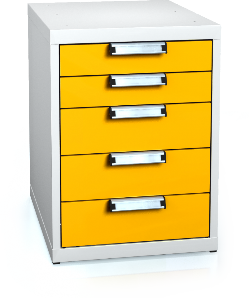 Unterbaublöcke UNI für Werkbänke 662 x 480 x 600 - 5x Schubladen